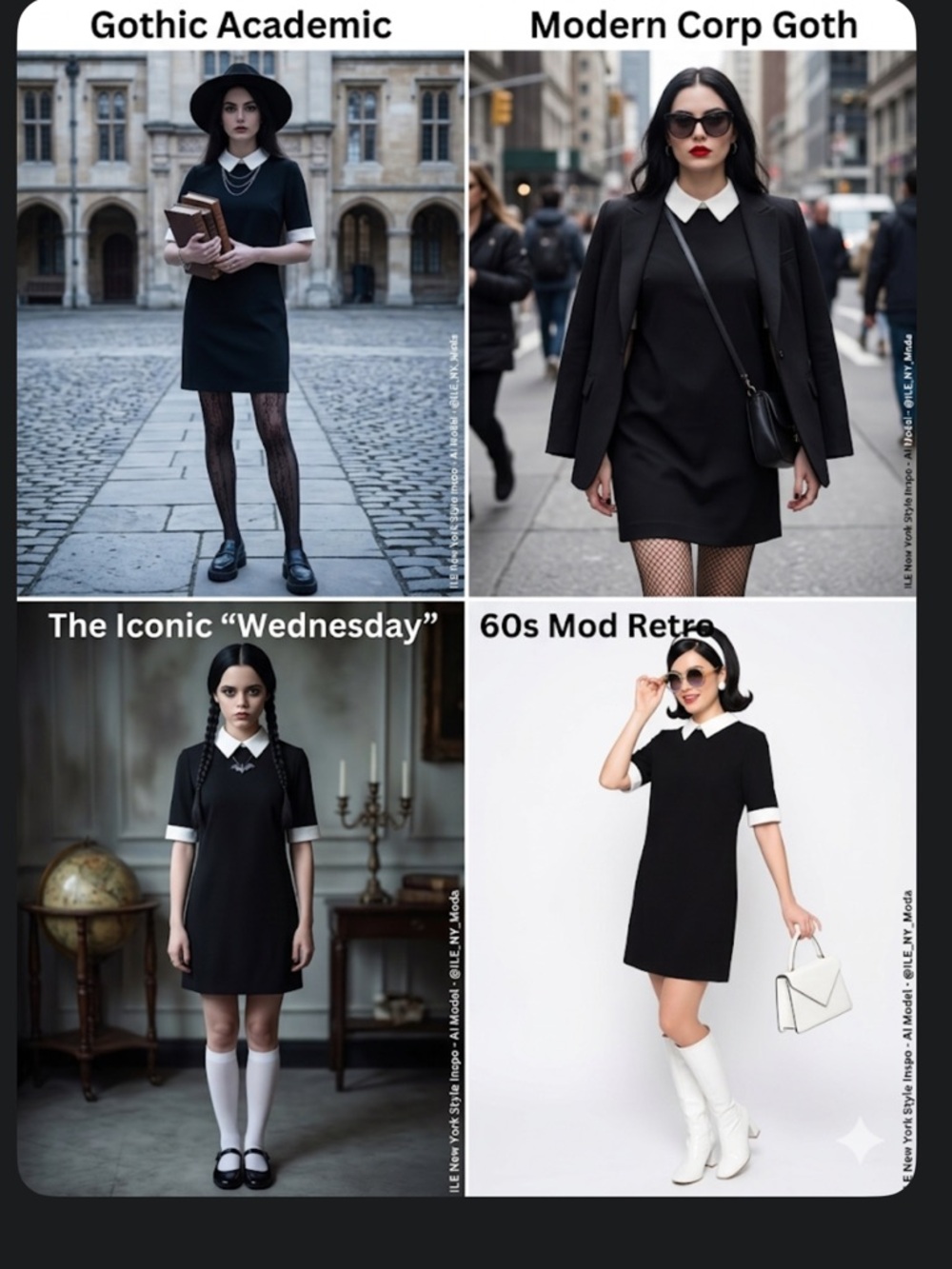 ILE New York Black White Peter Pan Collar Mod Shift Dress Size 12